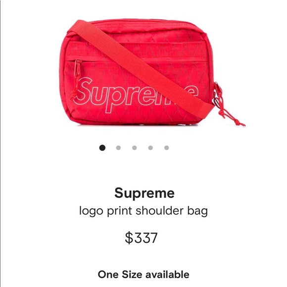 SUPREME Red Shoulder / Waist Bag - UNISEX - Picture 4 of 12
